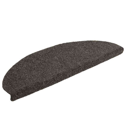 vidaXL Stair Mats Self-adhesive 20 pcs 65x21x4 cm Anthracite Half Round Large 2