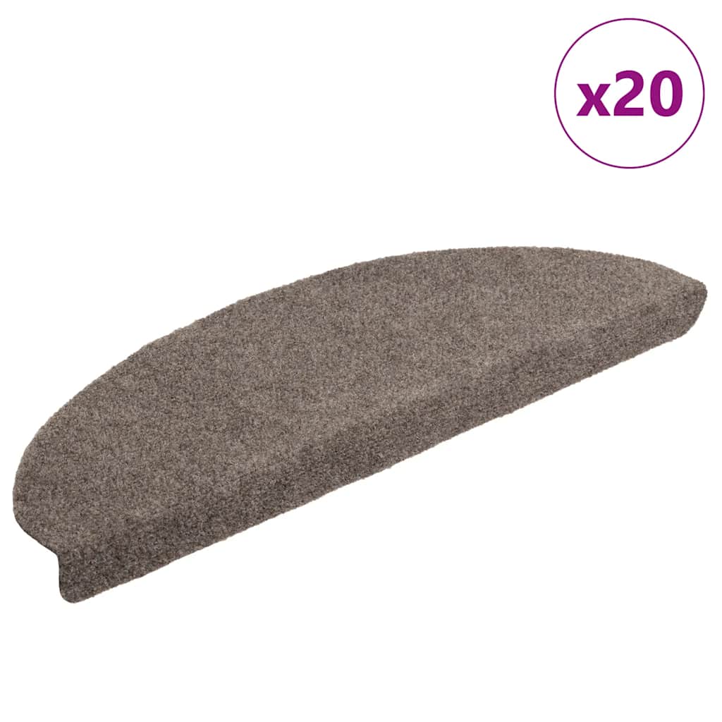 vidaXL Stair Mats Self-adhesive 65x21x4 cm Width 65 cm 20 pcs