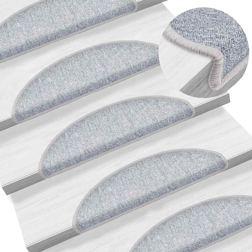 vidaXL Self-adhesive Stair Mats 20 pcs 56 x 17 x 3 cm Non-Slip 6