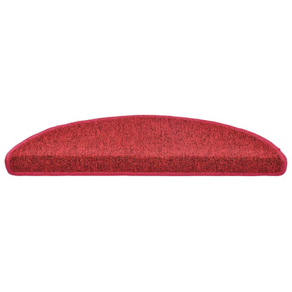 vidaXL Self-adhesive Stair Mats 20 pcs 56 x 17 x 3 cm Non-Slip Red 3