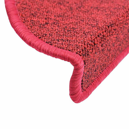 vidaXL Self-adhesive Stair Mats 20 pcs 56 x 17 x 3 cm Non-Slip Red 5
