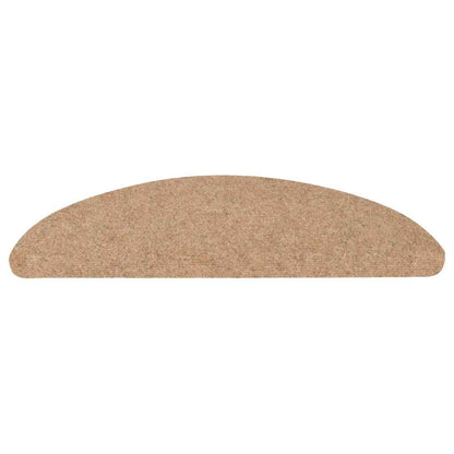 vidaXL Stair Mats Self-adhesive 20 pcs Beige 56x17x3 cm 4