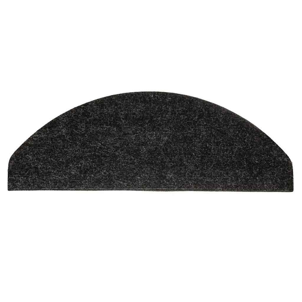 vidaXL Stair Mats Self-adhesive 20 pcs Anthracite 65x22,5x3,5 cm 6