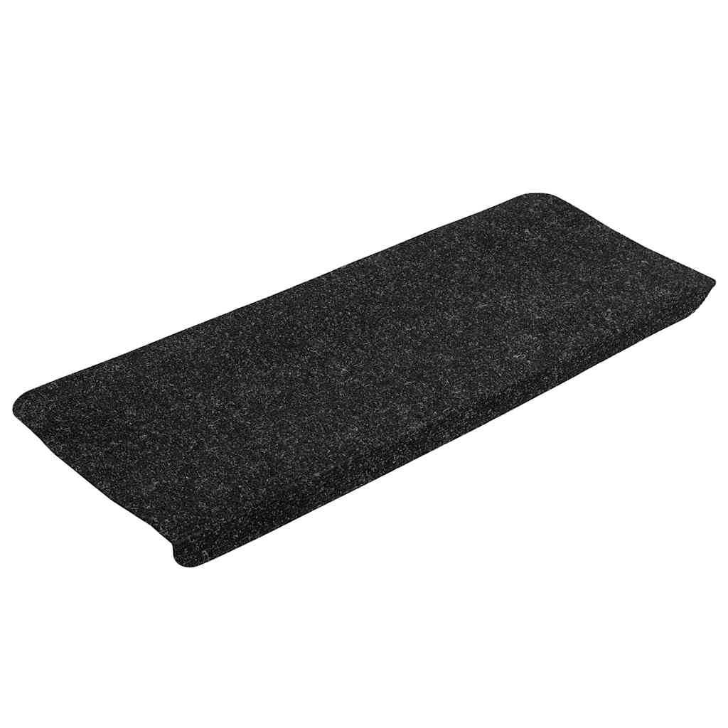 vidaXL Stair Mats Self-adhesive 30 pcs Anthracite 65x24,5x3,5 cm 3