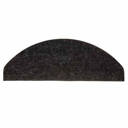 vidaXL Stair Mats Self-adhesive 30 pcs Black 56x17x3 cm 6