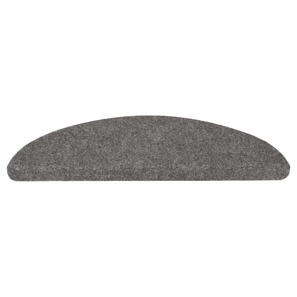 vidaXL Stair Mats Self-adhesive 30 pcs Grey 56x17x3 cm 4
