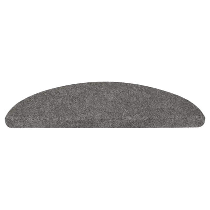 vidaXL Stair Mats Self-adhesive 30 pcs Grey 56x17x3 cm 4