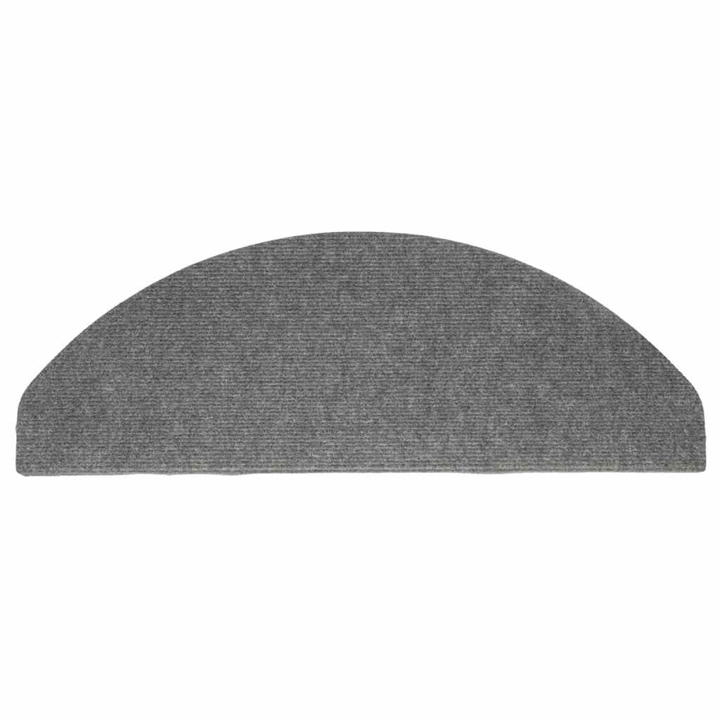 vidaXL Stair Mats Self-adhesive 20 pcs Grey 65x22,5x3,5 cm 6