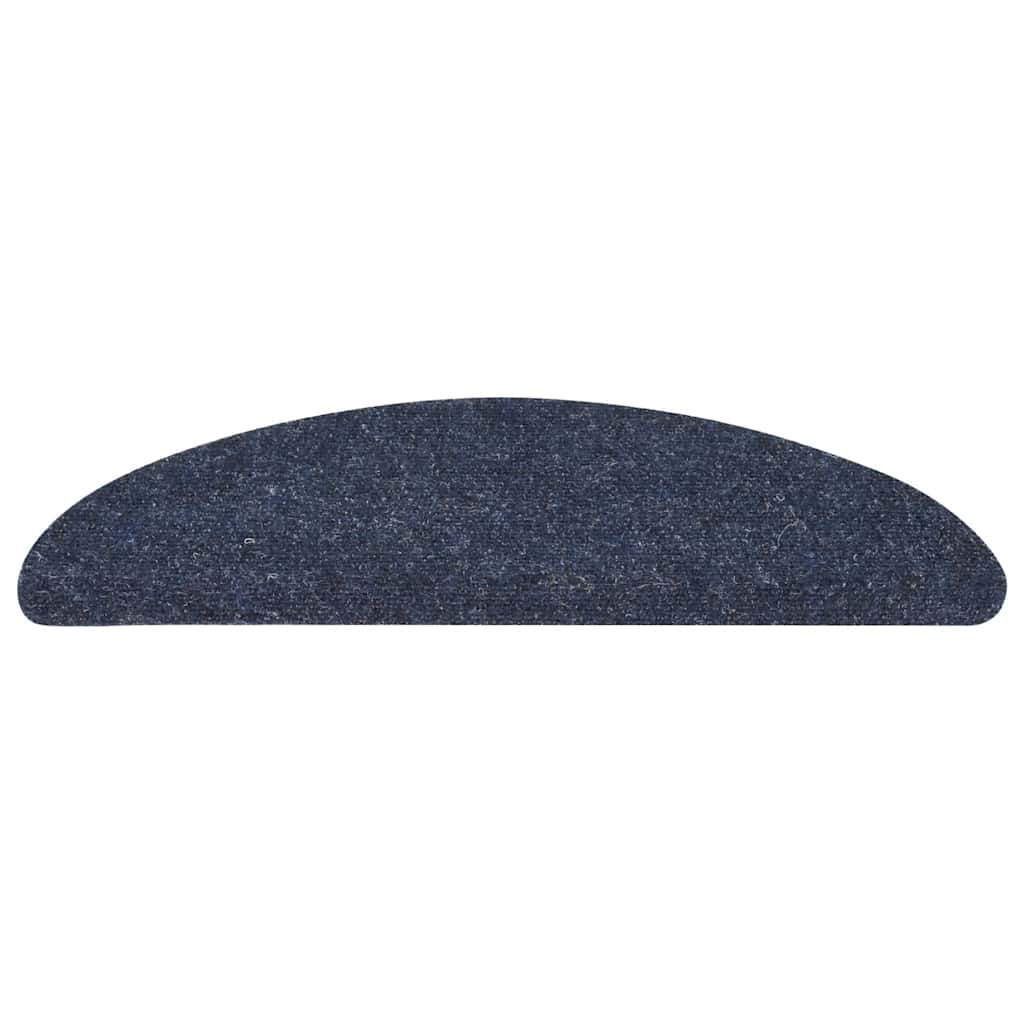 vidaXL Stair Mats Self-adhesive 30 pcs Blue 56x17x3 cm 4