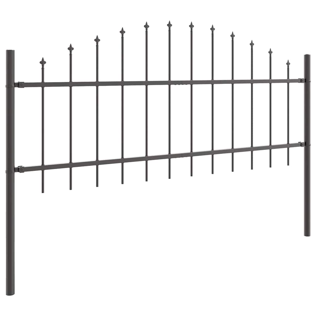 vidaXL Garden Fence WOERDEN 2 pcs 170 x 115 cm Powder-Coated Steel 4