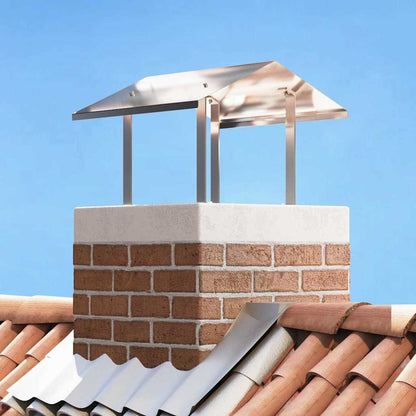 vidaXL Chimney Hood Silver 50 x 50 x 37 cm Stainless Steel 1