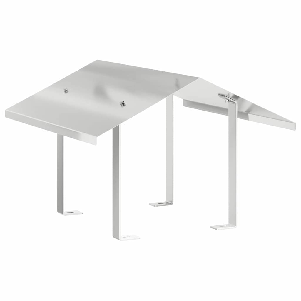 vidaXL Chimney Hood Silver 50 x 50 x 37 cm Stainless Steel 2