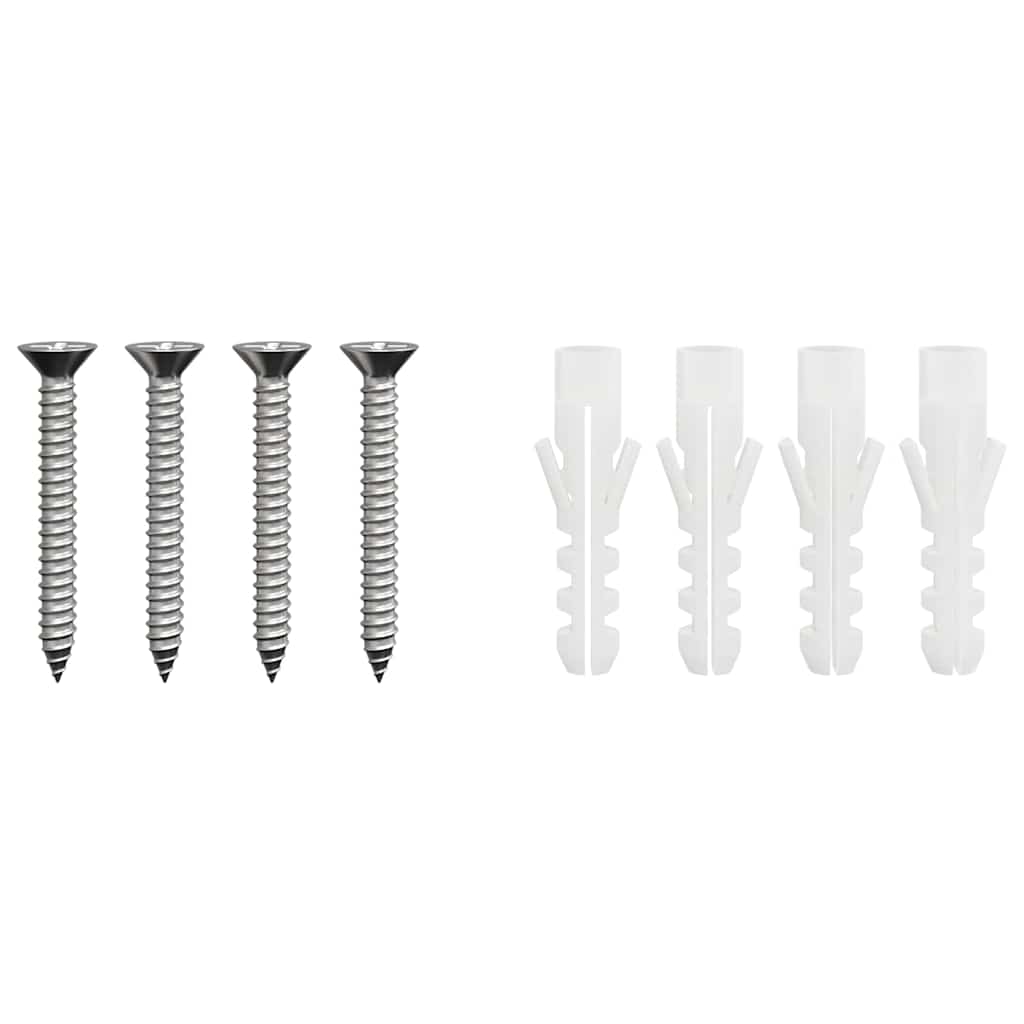 vidaXL Chimney Head Extension Silver 25 x 25 x 50 cm Stainless Steel 5