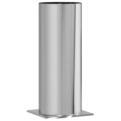 vidaXL Chimney Head Extension Silver 25 x 25 x 50 cm Stainless Steel 2