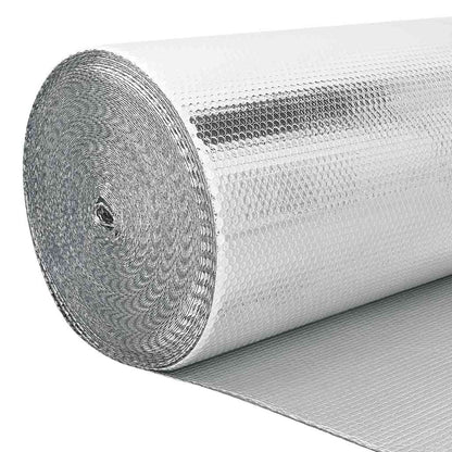 vidaXL Radiator Heat Reflector Silver 30 x 0.6 m Polyethylene 2