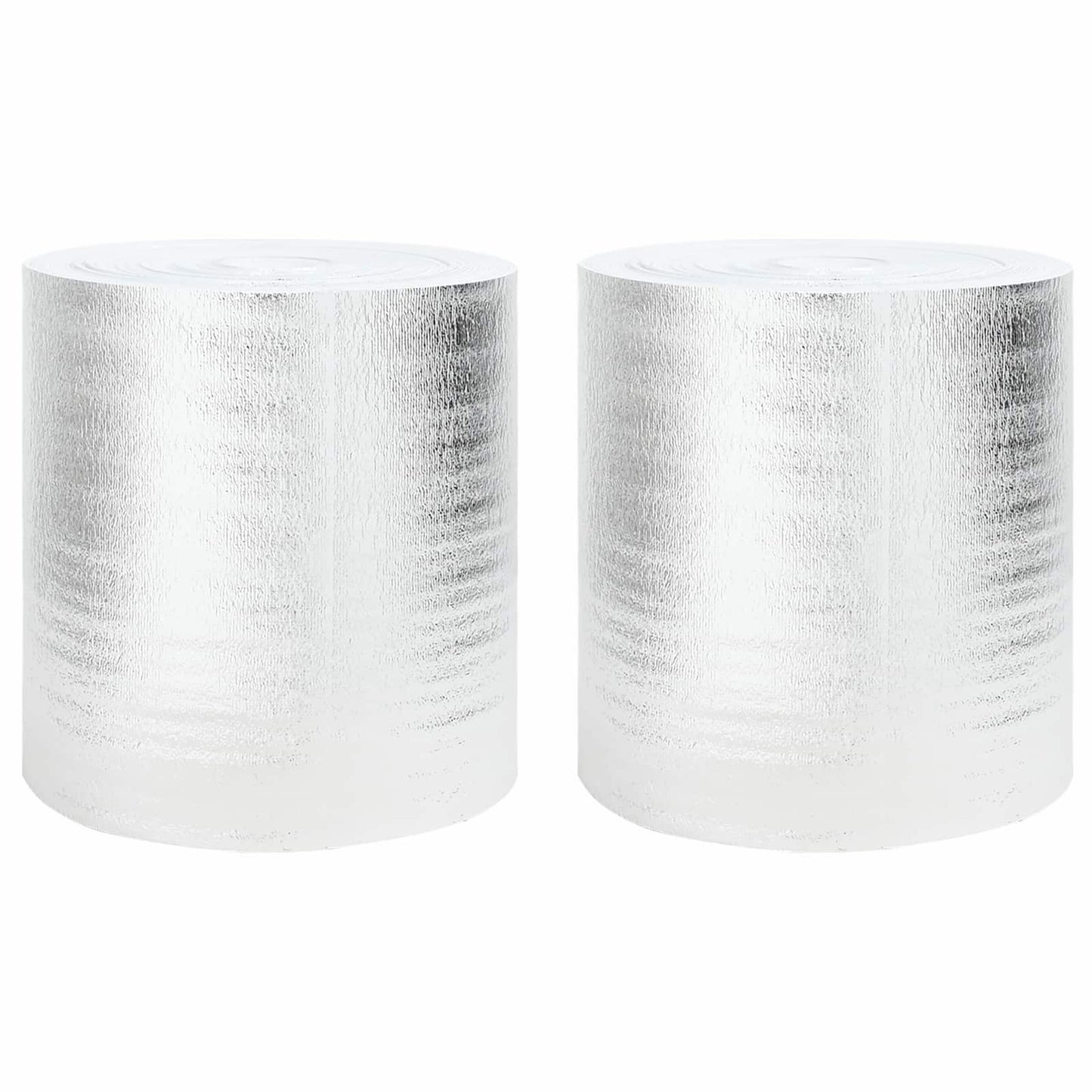 vidaXL Radiator Heat Reflector 2 pcs Silver 25 x 0.5 m Polyethylene 1