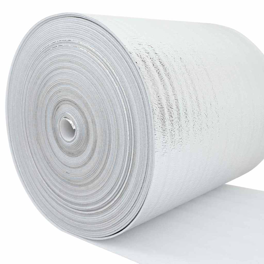 vidaXL Radiator Heat Reflector Silver 15 x 1 m Polyethylene 2