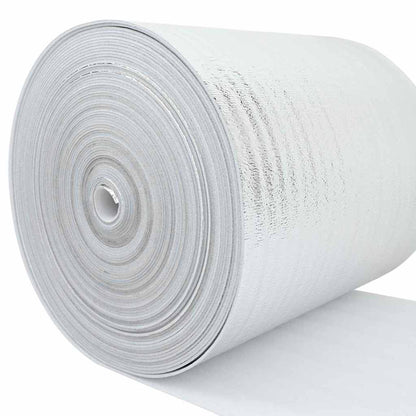 vidaXL Radiator Heat Reflector Silver 15 x 1 m Polyethylene 2
