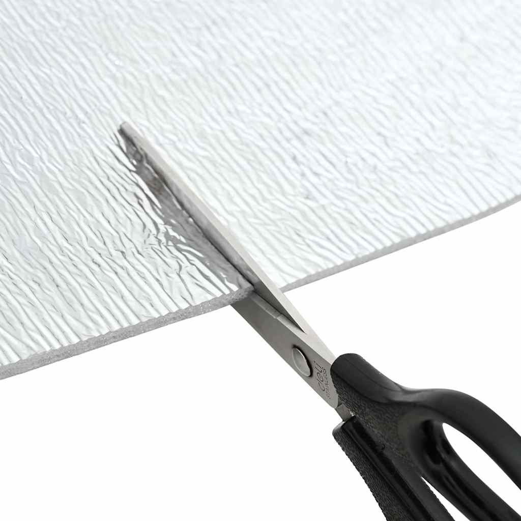vidaXL Radiator Heat Reflector Silver 15 x 1 m Polyethylene 4