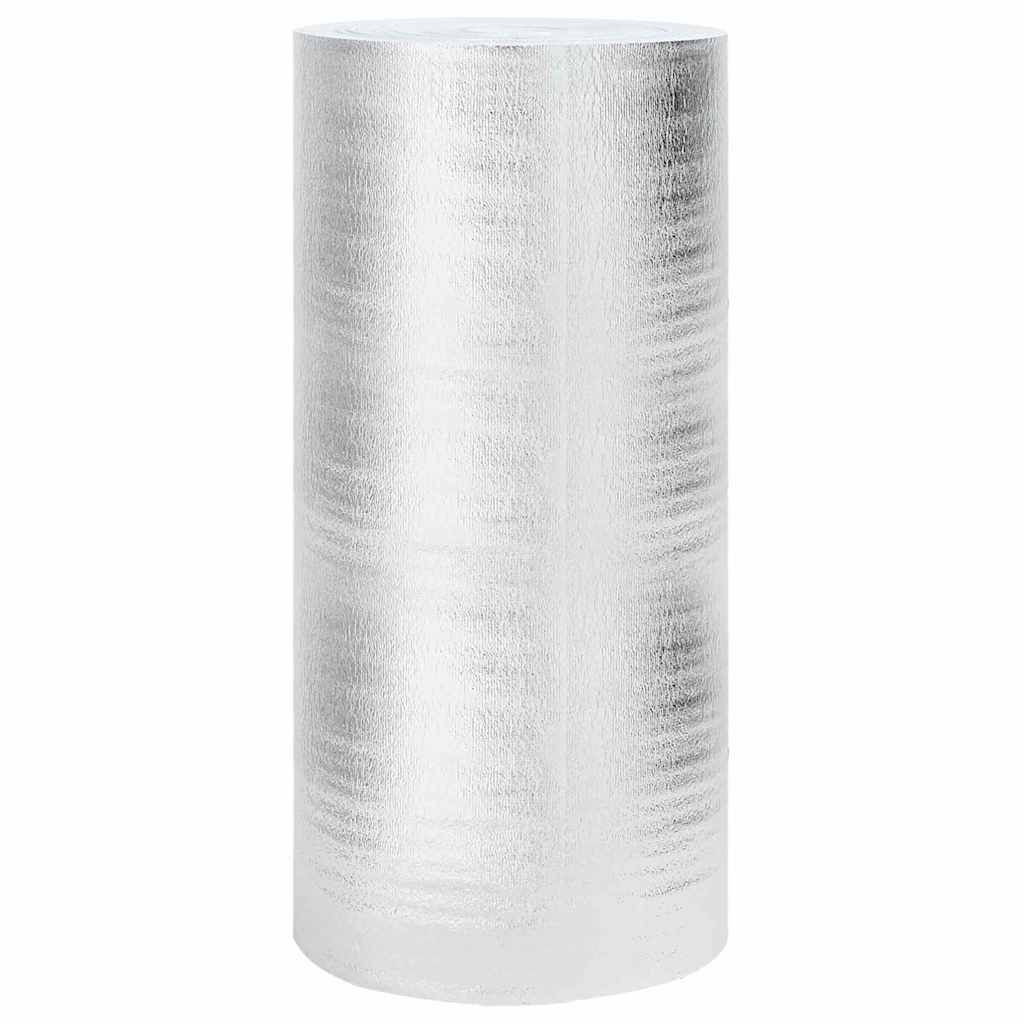 vidaXL Radiator Heat Reflector Silver 15 x 1 m Polyethylene 1