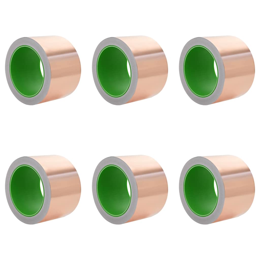 vidaXL Double-Sided Copper Tape for Snail Protection 6 pcs 2
