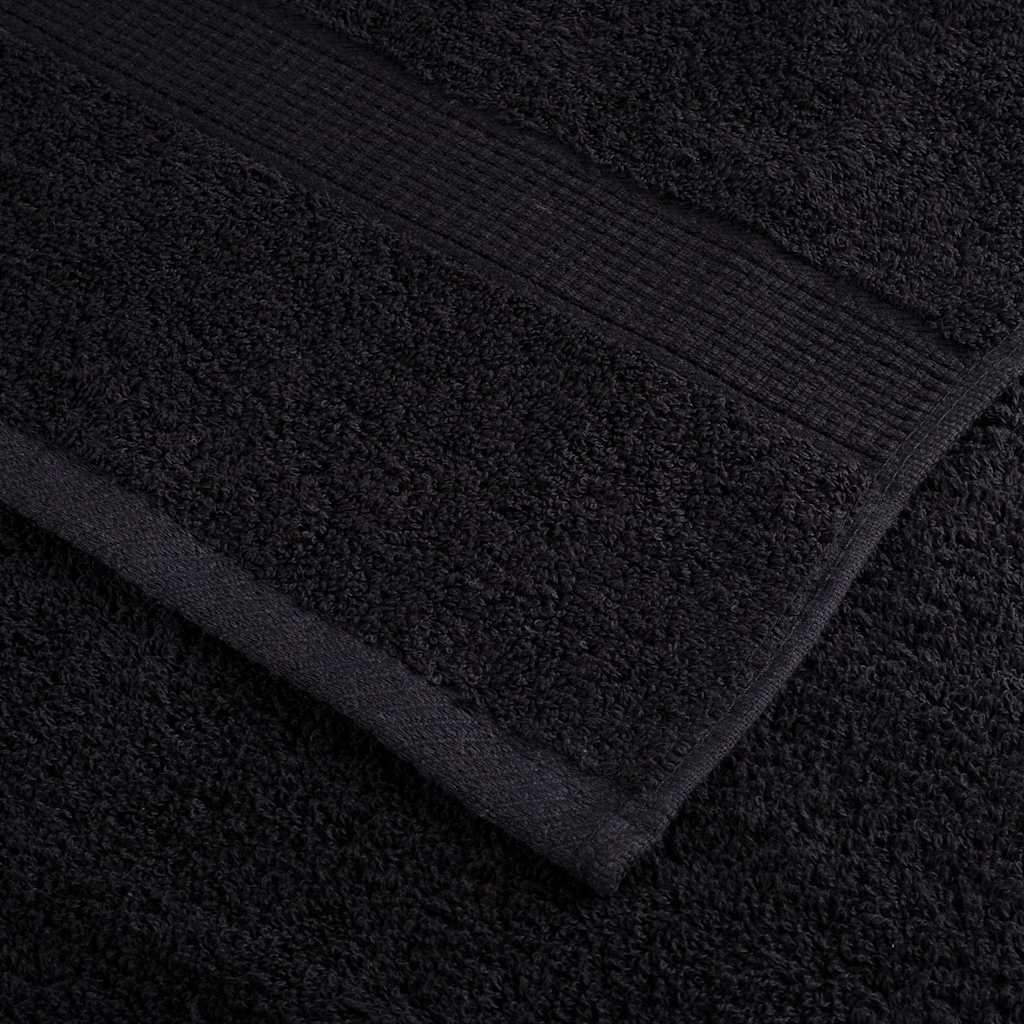 vidaXL Guest Towel SOLUND 50 pcs Black 30 x 30 cm 550 gsm 5