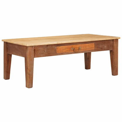 Coffee Table Solid Wood Vintage 110 cm 55 cm