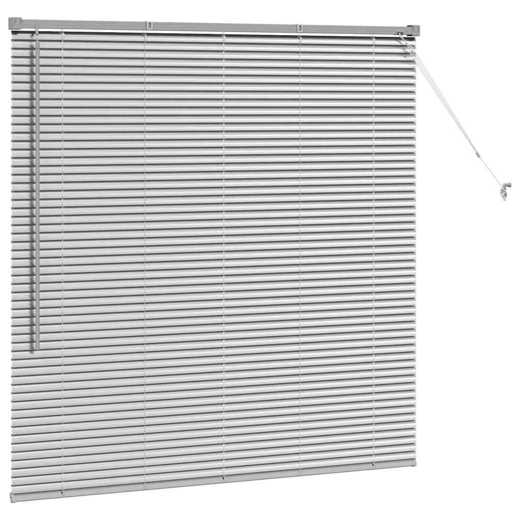 vidaXL Venetian Blinds Silver 130 x 130 cm Aluminium 5