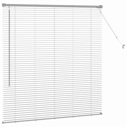 vidaXL Venetian Blinds Silver 130 x 130 cm Aluminium 6
