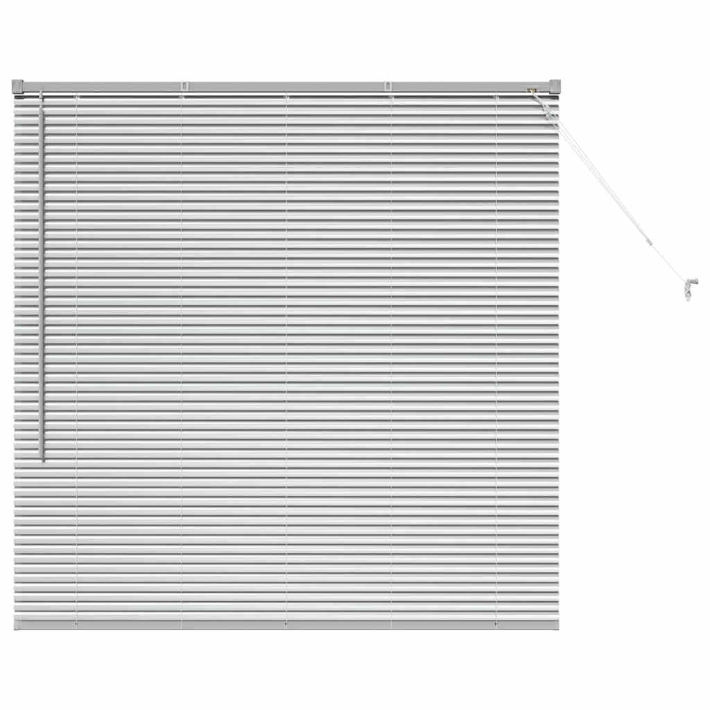 vidaXL Venetian Blinds Silver 130 x 130 cm Aluminium 2