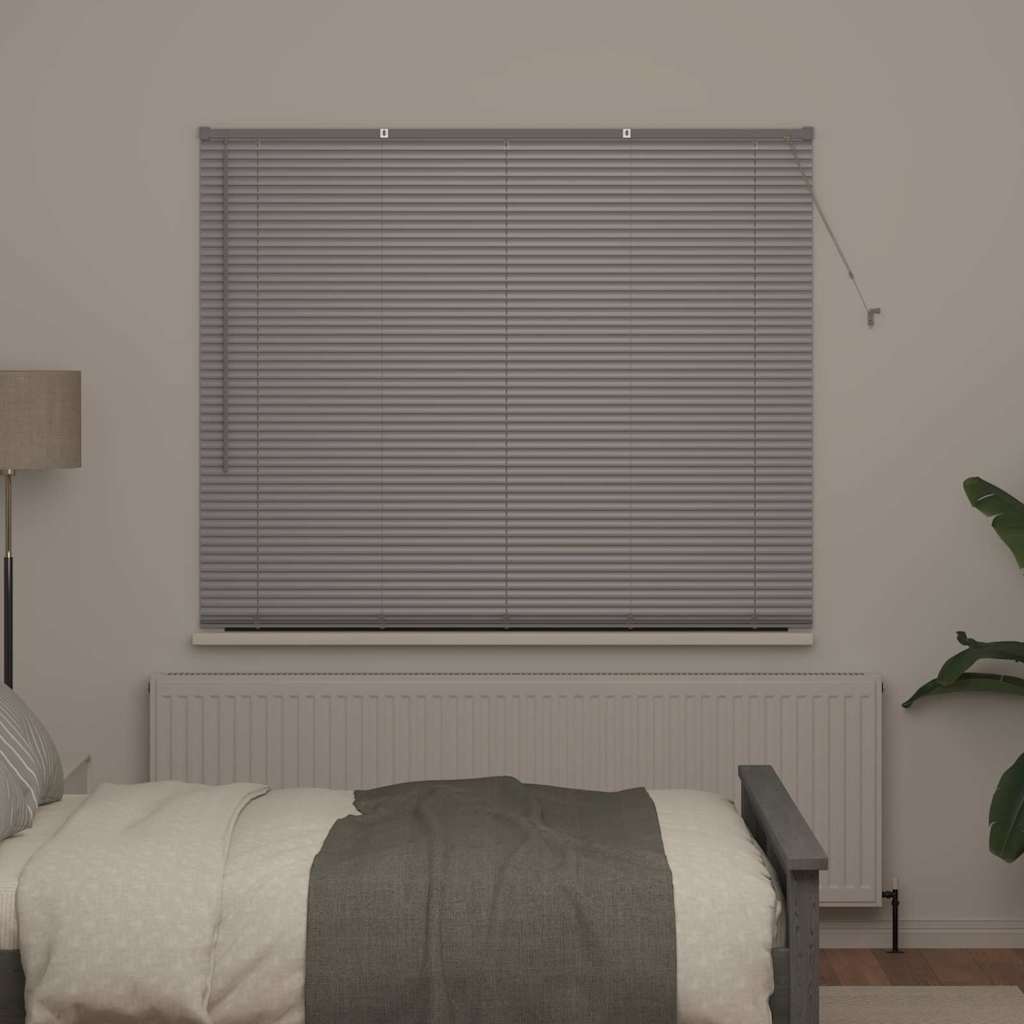 vidaXL Venetian Blinds Silver 175 x 160 cm Aluminium 3