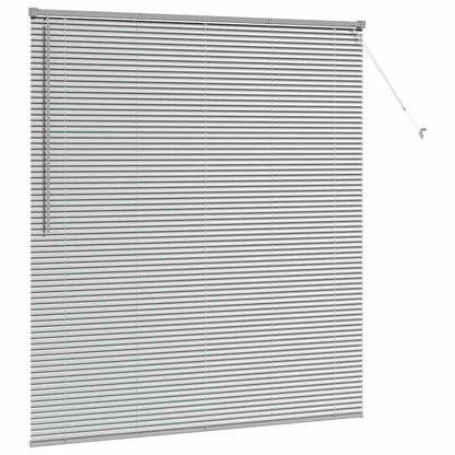 vidaXL Venetian Blinds Silver 175 x 160 cm Aluminium 5