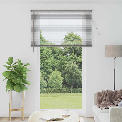 vidaXL Venetian Blinds Silver 220 x 130 cm Aluminium 1