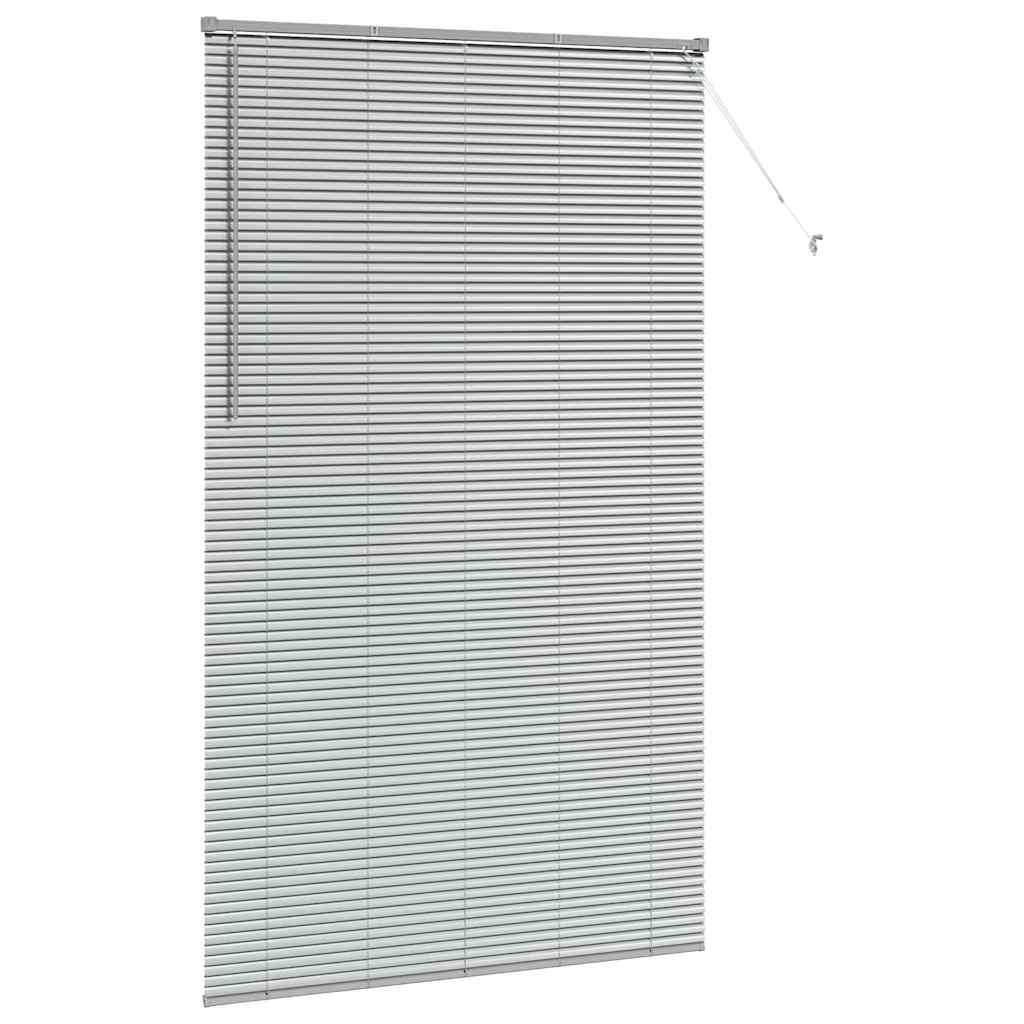 vidaXL Venetian Blinds Silver 220 x 130 cm Aluminium 5
