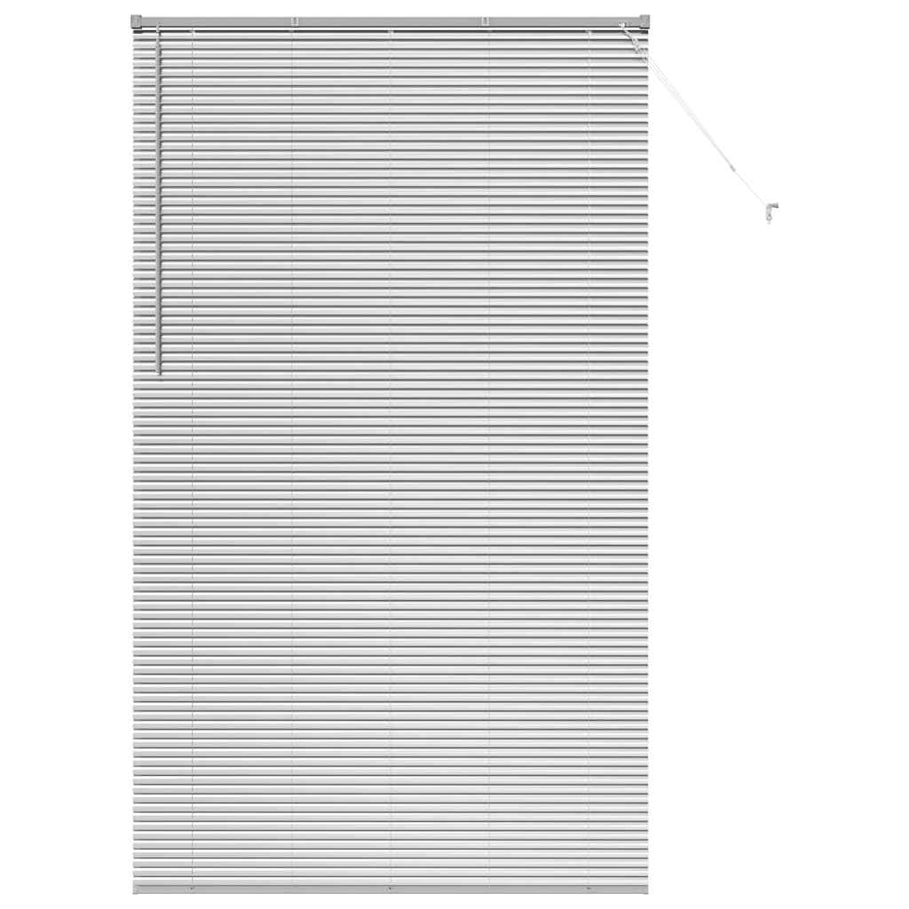 vidaXL Venetian Blinds Silver 220 x 130 cm Aluminium 2