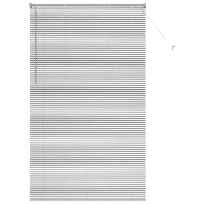 vidaXL Venetian Blinds Silver 220 x 130 cm Aluminium 2