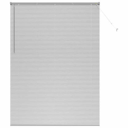vidaXL Venetian Blinds Silver 220 x 160 cm Aluminium 2