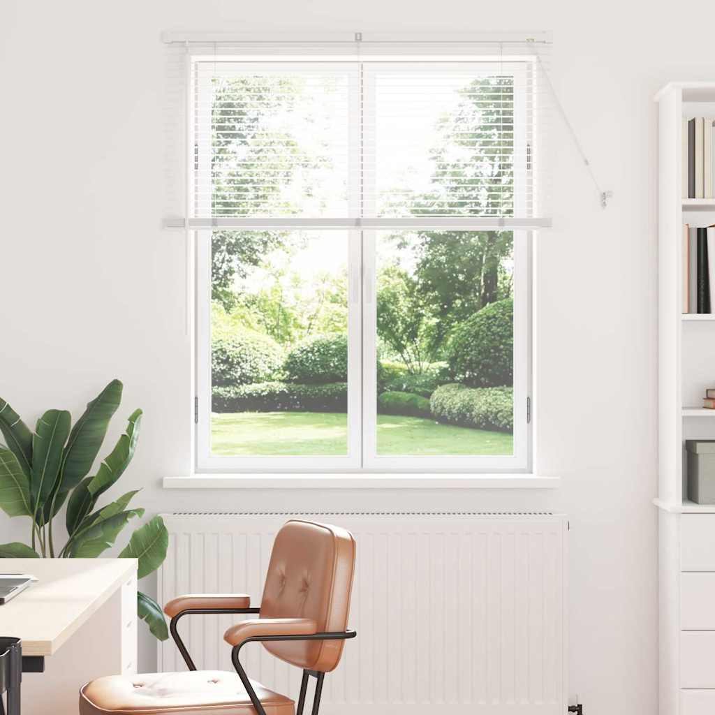 vidaXL Venetian Blinds White 130 x 120 cm Aluminium 1