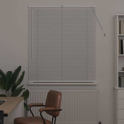 vidaXL Venetian Blinds White 130 x 120 cm Aluminium 3