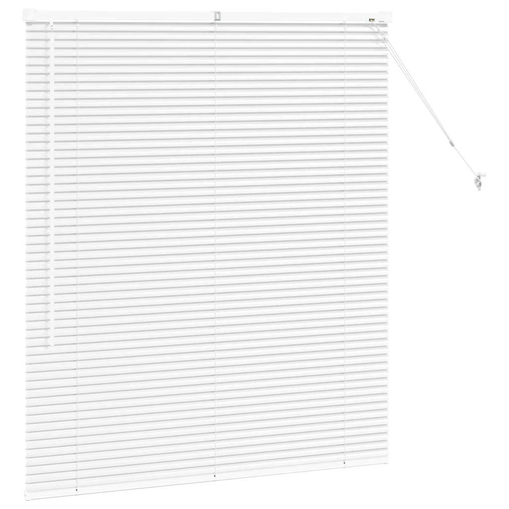 vidaXL Venetian Blinds White 130 x 120 cm Aluminium 5