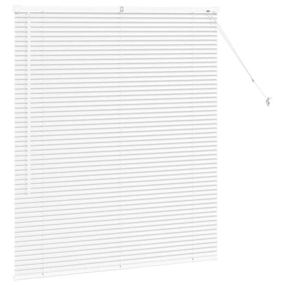 vidaXL Venetian Blinds White 130 x 120 cm Aluminium 5
