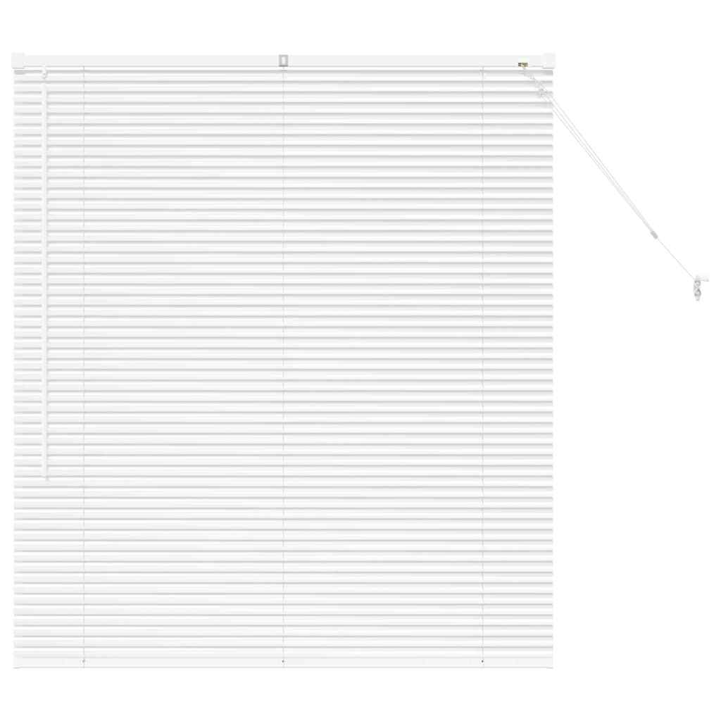 vidaXL Venetian Blinds White 130 x 120 cm Aluminium 2