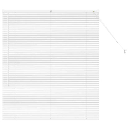 vidaXL Venetian Blinds White 130 x 120 cm Aluminium 2
