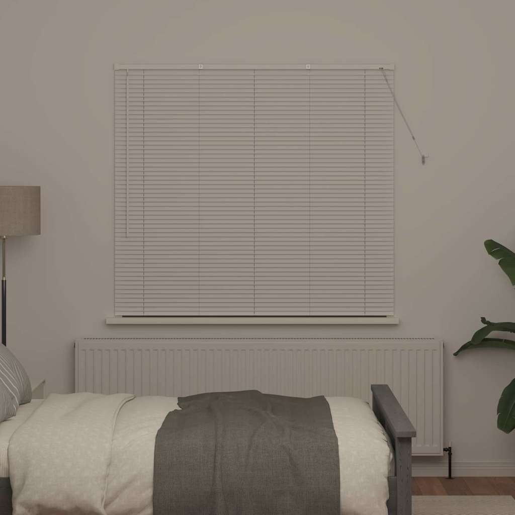 vidaXL Venetian Blinds White 130 x 150 cm Aluminium 3