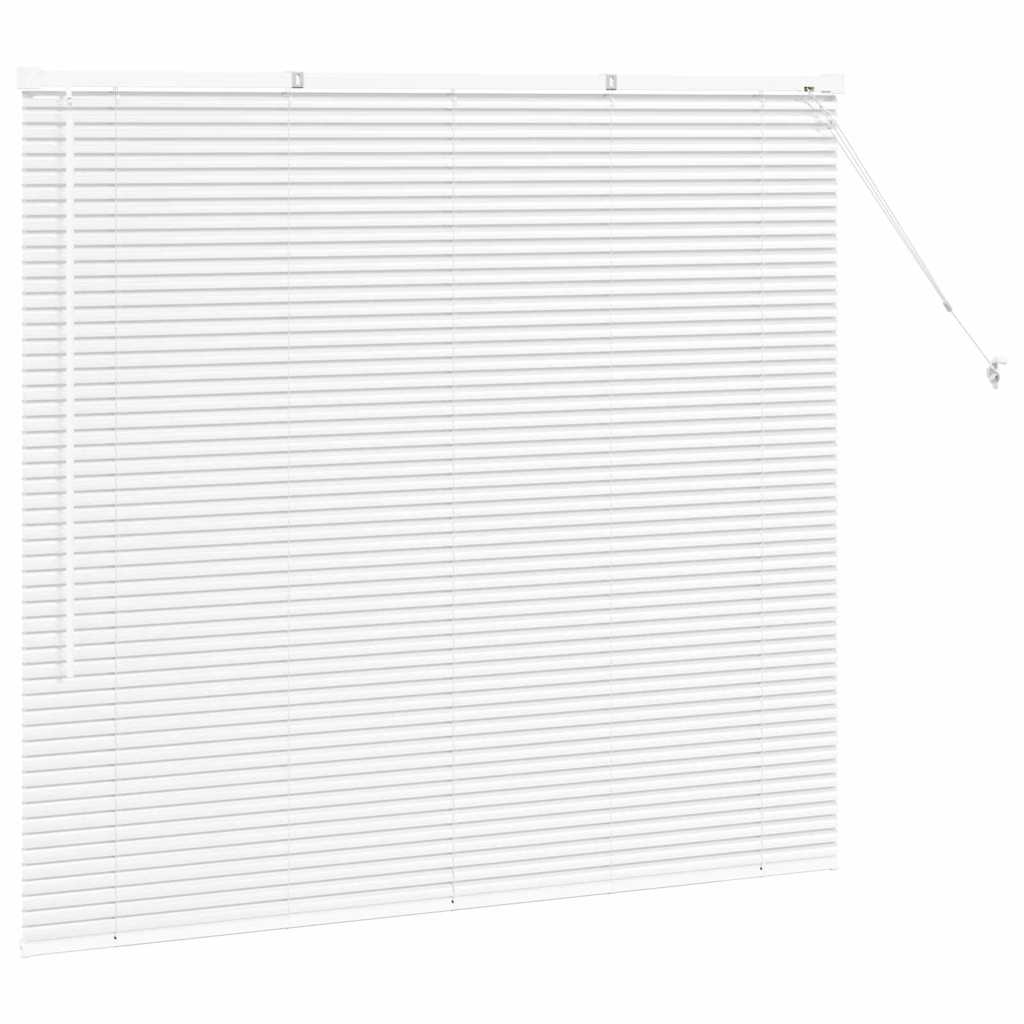 vidaXL Venetian Blinds White 130 x 150 cm Aluminium 5