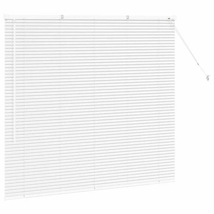 vidaXL Venetian Blinds White 130 x 150 cm Aluminium 5