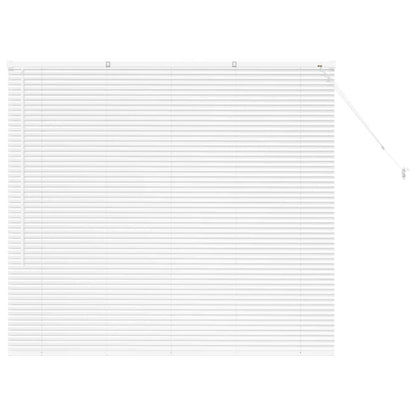 vidaXL Venetian Blinds White 130 x 150 cm Aluminium 2