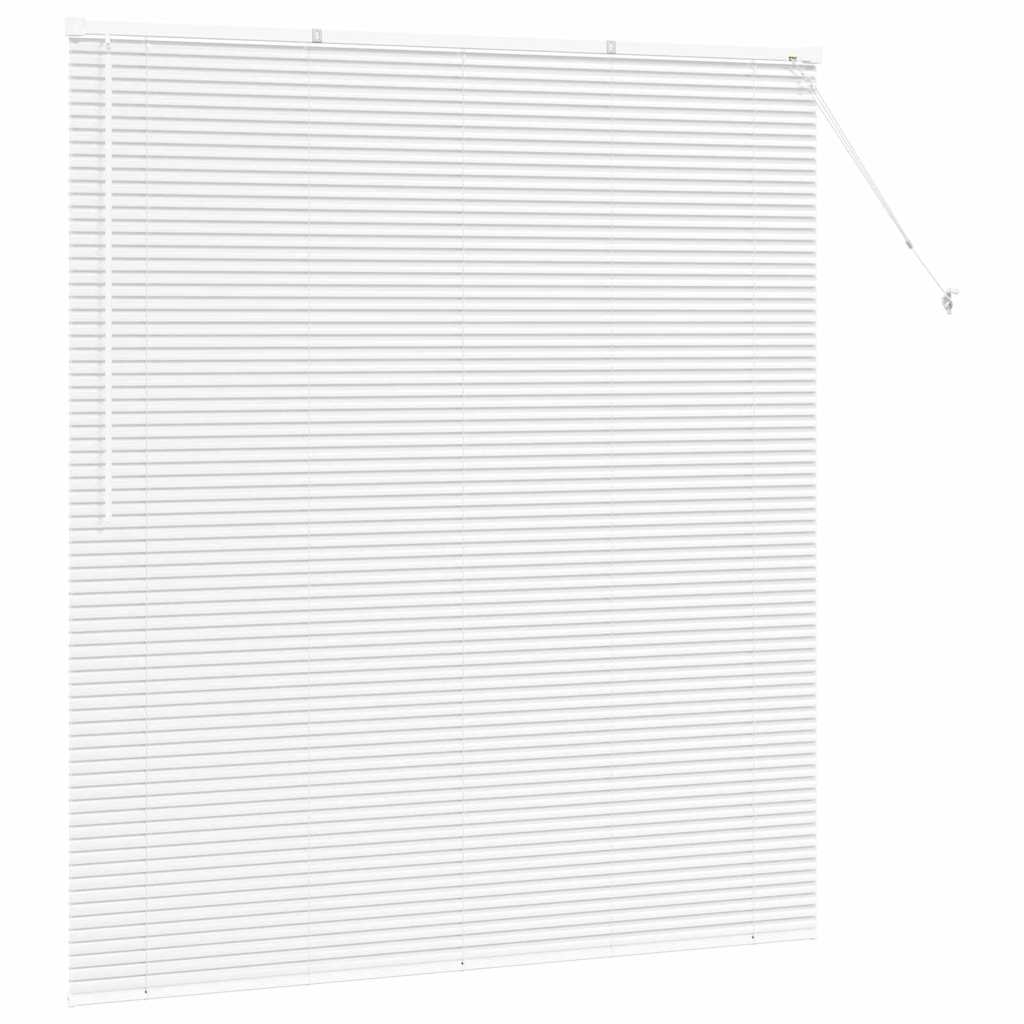 vidaXL Venetian Blinds White 175 x 160 cm Aluminium 5