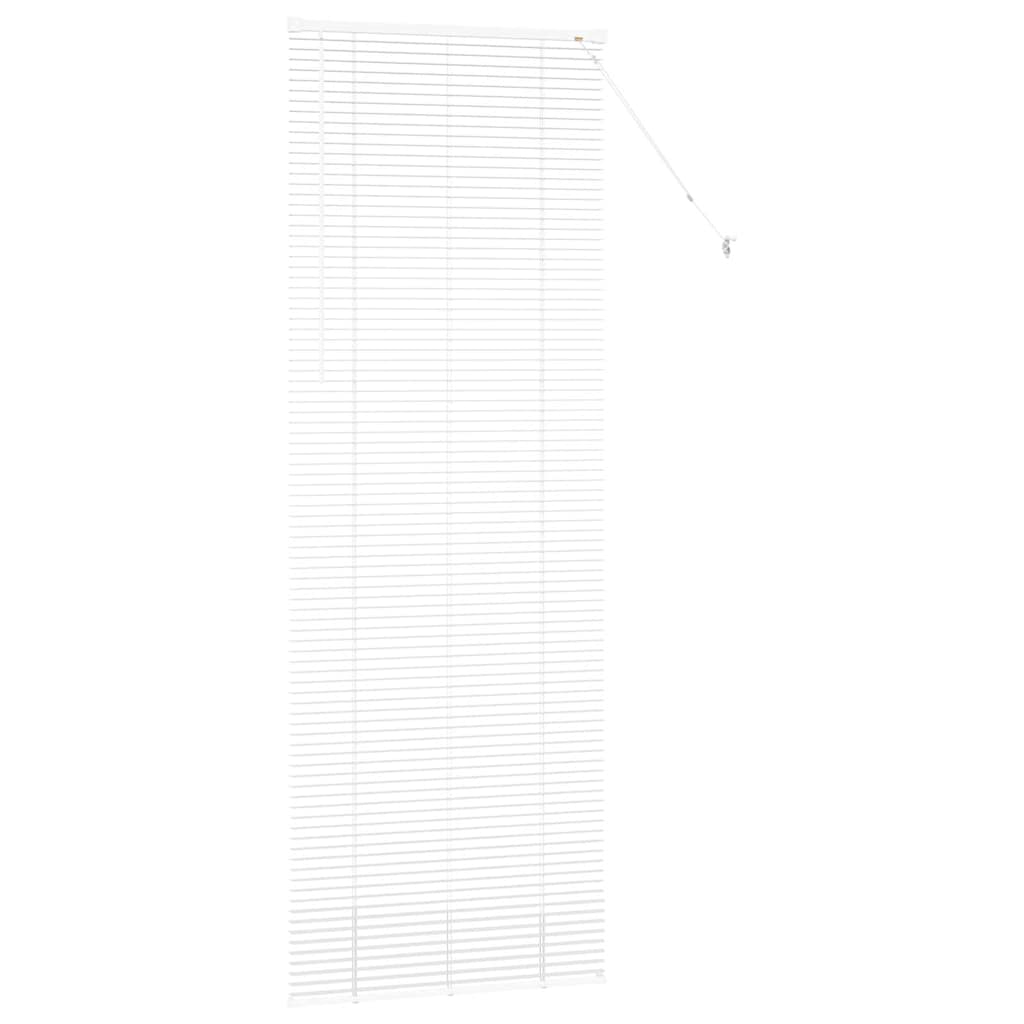 vidaXL Venetian Blinds White 220 x 80 cm Aluminium 6
