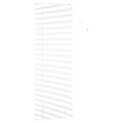 vidaXL Venetian Blinds White 220 x 80 cm Aluminium 6